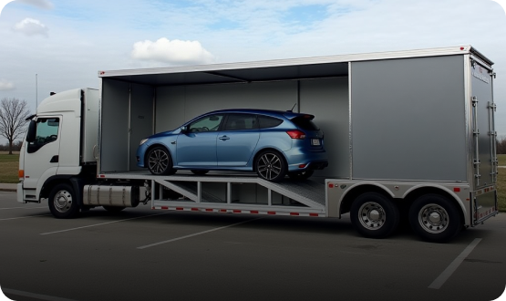 Enclosed Trailer Transport